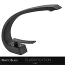 GobekUsa Gold Basin Faucet: Deck Mount Black Chrome Mixer for Bathroom Washbasin