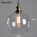 GobekUsa Industrial Glass Pendant Light for Modern Home Decor