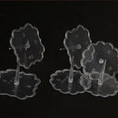 GobekUsa Cake Stands Decoration Bracket Set - 20pcs Clear Plastic Fondant Holders