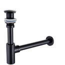 GobekUsa Brass Basin Tap Siphon Kit, Pop Drain Deodorization, Chrome/Black/Bronze