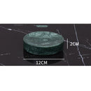 GobekUsa Dark Green Marble Bathroom Set - Nordic Light Luxury Tray Toothbrush Holder Soap Dispenser Kit