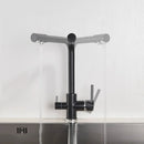 GobekUsa Black Kitchen Faucet with Rotatable Water Purification Feature
