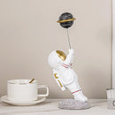 GobekUsa Astronauts Figurines Gold Tabletop Decoration Creative Spaceman Figures