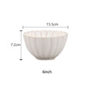 GobekUsa Ceramic White Glaze Dinnerware Set