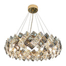 GobekUsa Crystal Chandelier: High-End LED Pendant Light for Living Room, Dining Room & Kitchen