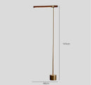 GobekUsa Linear Wood LED Floor Lamp | Modern Minimalist Designer Vertical Loft Floor Light