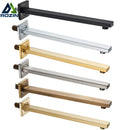 GobekUsa Gold Stainless Steel Shower Arm & Head Holder Wall Mount Fixed Pipe