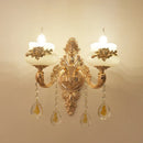 GobekUsa Gold Crystal LED Chandelier: Elegant Lighting for Living Room, Hotel, or Villa Hall