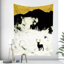 GobekUsa Abstract Animal Tapestry Wall Hanging for Home Décor and Bohemian Style