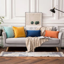 GobekUsa Fringed Tassel Velvet Pillowcase 50x50cm/30x50cm in Popular Light Colors