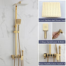 GobekUsa Black Gold Bidet Shower Faucet Set with Hand Shower Mixer Tap