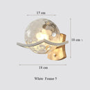 GobekUsa Japanese Moon Wood Wall Lamp - Minimalist Design - LED Sconce Lights