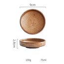 GobekUsa Ceramic Round Sauce Dish - Small Seasoning Bowl for Soy Sauce and Wasabi