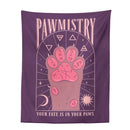 GobekUsa Cat Paws Tarot Tapestry: Bohemian Home Decor for Hippie Vibes and Happy Spaces