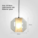GobekUsa Modern LED Glass Pendant Lights for Dining Hall, Restaurant, and Hotel Lighting