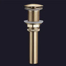 GobekUsa Brushed Gold Brass Widespread Bathroom Faucet 2 Handle Basin Tap