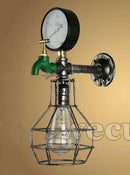 GobekUsa Industrial Retro Wall Light: Steam Punk Lighting Fixtures for Home Decor