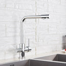GobekUsa Black Kitchen Faucet with Rotatable Water Purification Feature