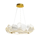 GobekUsa Lotus Leaf Chandelier: Modern Minimalist Nordic Lighting for Living Room, Dining Room & Bedroom