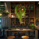 GobekUsa Green Plant Lighting Chandelier for Dining, Kitchen, Living Room