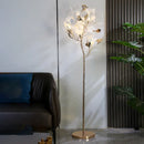 GobekUsa Ginkgo Leaf Floor Lamp for Living Room Bedroom Reading LED Floor Light