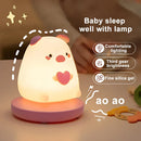 GobekUsa Kids' Animal Silicone Night Light - Touch Sensor, Dimmable, Rechargeable