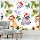 GobekUsa Christmas Fireplace Tapestry Wall Hanging Home Decor