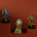 GobekUsa Lion Resin Sculpture Figurine - Abstract Nordic Home Decoration