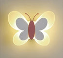 GobekUsa Butterfly Girl Room Lamp Creative Cartoon Children Energy-Saving Bedside Lamp