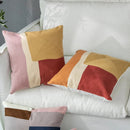 GobekUsa Geometric Cushion Cover 45x45cm Soft Embroidered Pillow Case for Home Decor