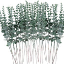 GobekUsa Eucalyptus Greenery Stems: 8pcs for Home Decor, Weddings, & Parties