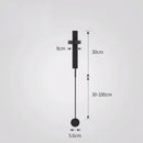 GobekUsa Dimmable LED Wall Lamp for Living Room Art Wall Light - Modern Nordic Design