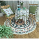 GobekUsa Bohemian Ethnic Round Area Rug for Bedroom and Balcony Floor – Christmas New Year Gift