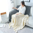 GobekUsa Knitted Woolen Ball Blanket - Super Warm Cozy Sofa Throw Blanket