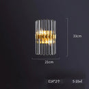 GobekUsa E14 LED Crystal Pendant Lights in Silver Gold Finish