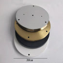 GobekUsa Brass/Silver Base Plate Lighting Accessories: Round/Rectangular Ceiling Canopy Lamps Chassis