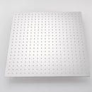 GobekUsa 20 Inch Luxury Chrome Square Shower Head Stainless Steel Ultrathin Rainfall Head