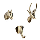 GobekUsa Brass Robe Hooks Towel Holder Wall Mount Coat Hat Bag Hanger