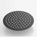 GobekUsa Black 8-inch Stainless Steel Round Rain Shower Head for Bathroom