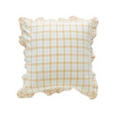 GobekUsa Cotton Coffee Black Yellow Green Cushion Cover 45x45cm Fringed Skirt Home Decor