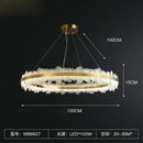 GobekUsa Golden Stainless Steel LED Designer Chandelier for Dining Room