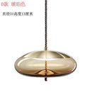 GobekUsa Hemp Rope Knot Pendant Lights - Suspendu Glass Hanging Lamp