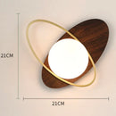GobekUsa Glass Gold LED Wall Lamp for Chic Indoor Lighting