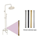 GobekUsa Brass Black Bathroom Faucet 30cm Extension Tube for Heightening