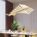 GobekUsa LED Chandelier: Modern Nordic Loft Hanging Light for Living Room, Restaurant, Bar