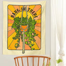GobekUsa Botanical Tapestry Wall Hanging for 70s Aesthetic Home Decor