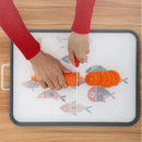 GobekUsa Dual-Use Cutting Board: Food Grade PP Chopping Block for Kitchen, Non-Slip & Easy Clean.
