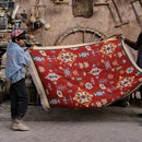 GobekUsa Bohemian Cotton Thread Knitted Blanket - Ethnic Throw with Tassel, Sofa Cover, Bed/ Wall Tapestry - Home Decor