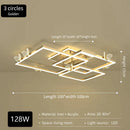 GobekUsa Butterfly Ceiling Lamp: Modern Rectangular Living Room Light for Master Bedroom