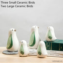 GobekUsa Chinese Bird Figurines: Modern Ceramic Sculptures for Home Decor & Wedding Gifts